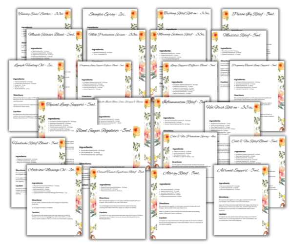 Essential Oil Medicine Cabinet Collage pic
